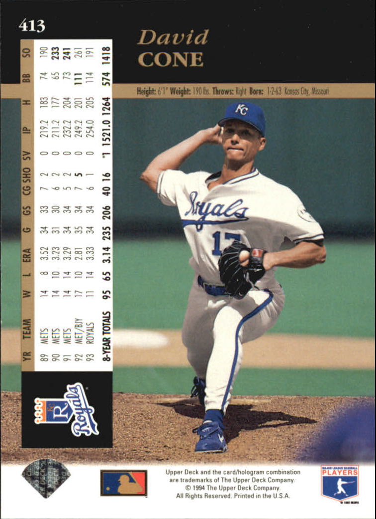 A2611- 1994 Upper Deck Baseball #s 212-421 +Rookies -You Pick- 15+ FREE US SHIP - Picture 367 of 383