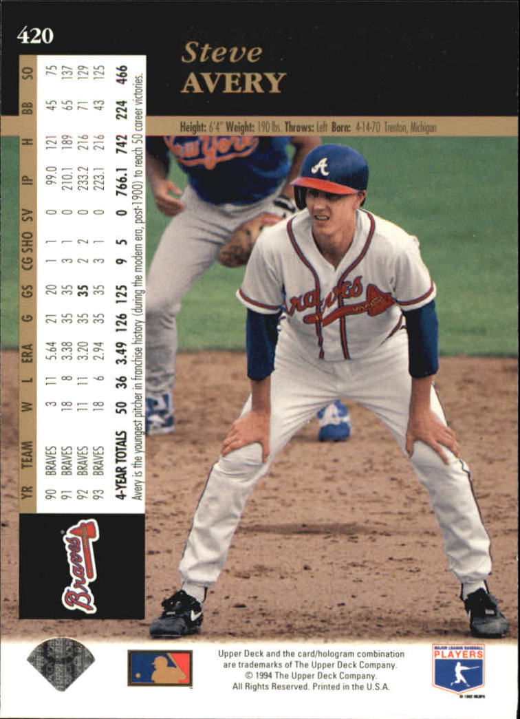A2611- 1994 Upper Deck Baseball #s 212-421 +Rookies -You Pick- 15+ FREE US SHIP - Picture 381 of 383