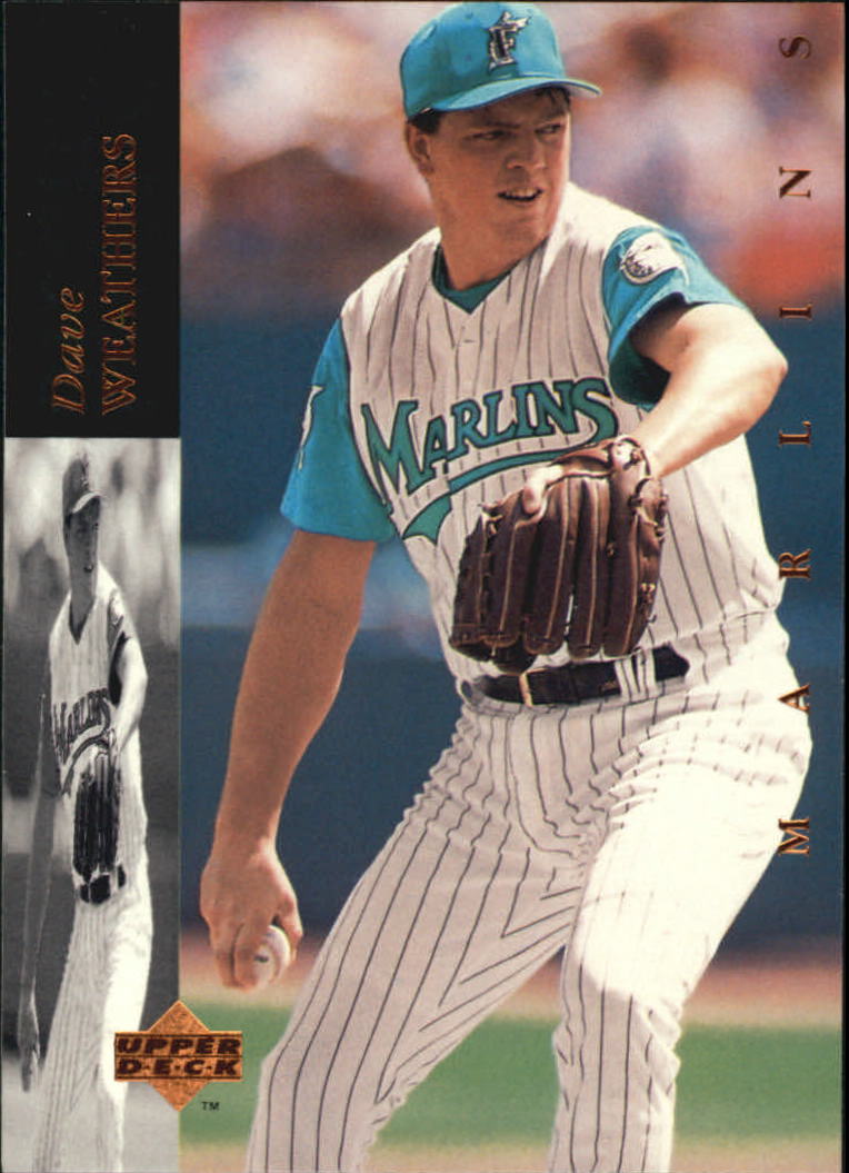 Dave Weathers Florida Marlins 1995 Upper Deck Electric Gold #118