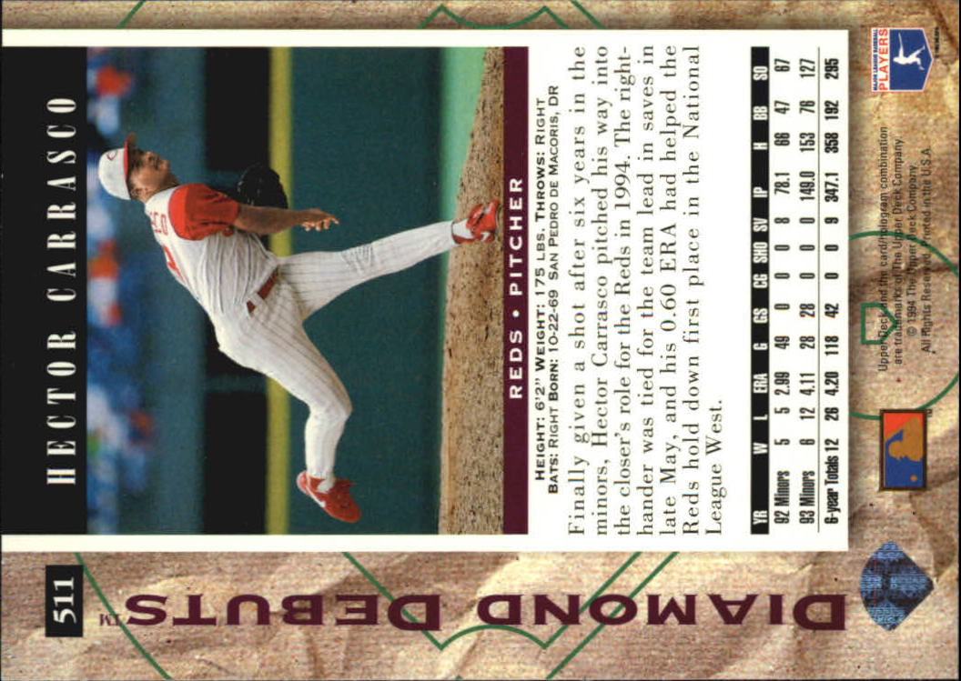 A1351- 1994 Upper Deck Electric Diamond BB 401-550+ -You Pick- 10+ FREE US SHIP - Picture 20 of 134