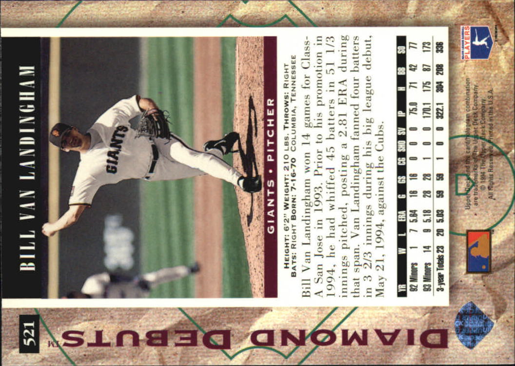 A1351- 1994 Upper Deck Electric Diamond BB 401-550+ -You Pick- 10+ FREE US SHIP - Picture 39 of 134