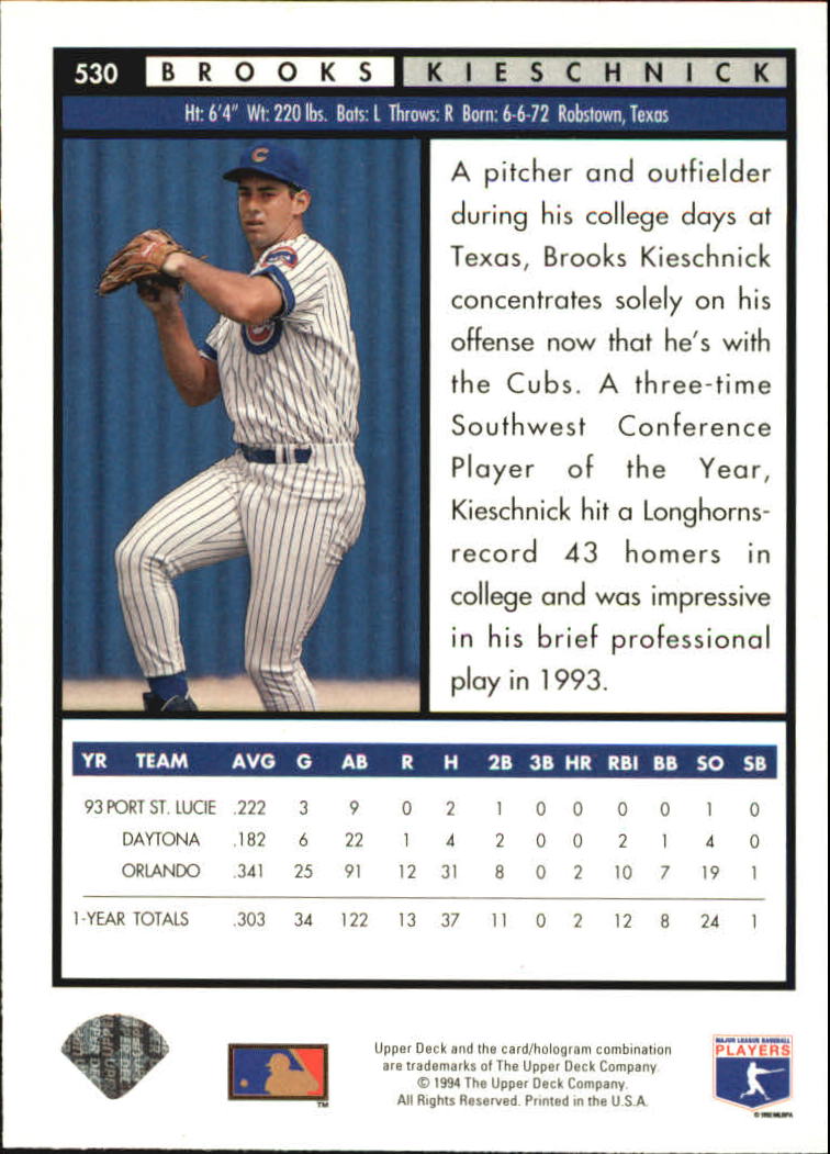 A1351- 1994 Upper Deck Electric Diamond BB 401-550+ -You Pick- 10+ FREE US SHIP - Picture 51 of 134