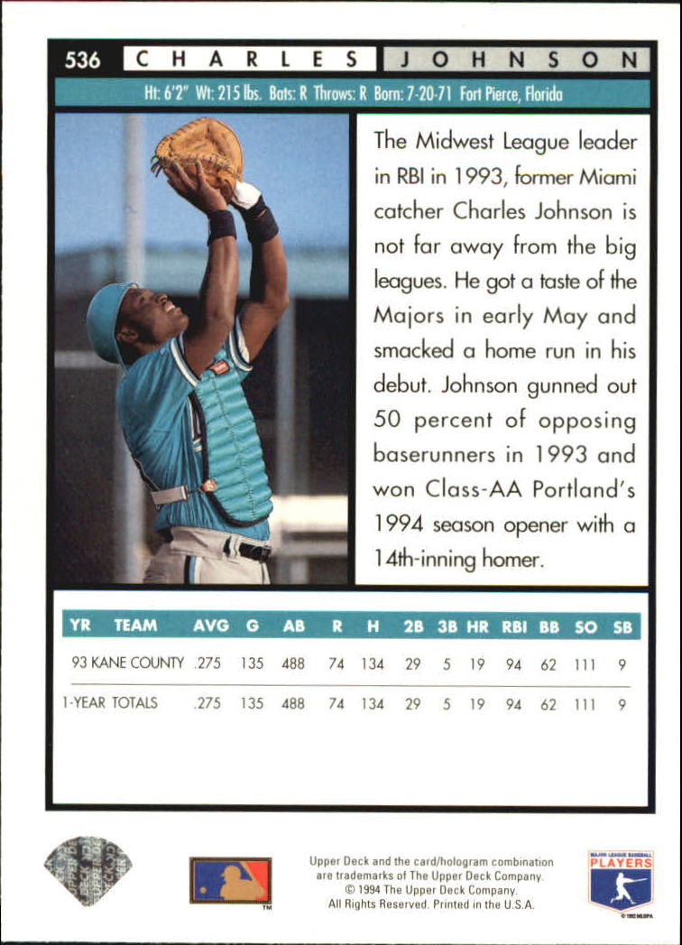 A1351- 1994 Upper Deck Electric Diamond BB 401-550+ -You Pick- 10+ FREE US SHIP - Picture 96 of 134