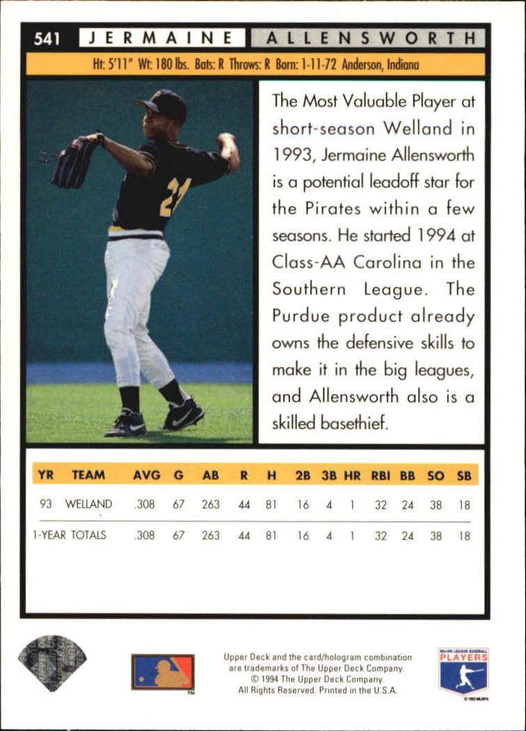 A1351- 1994 Upper Deck Electric Diamond BB 401-550+ -You Pick- 10+ FREE US SHIP - Picture 65 of 134