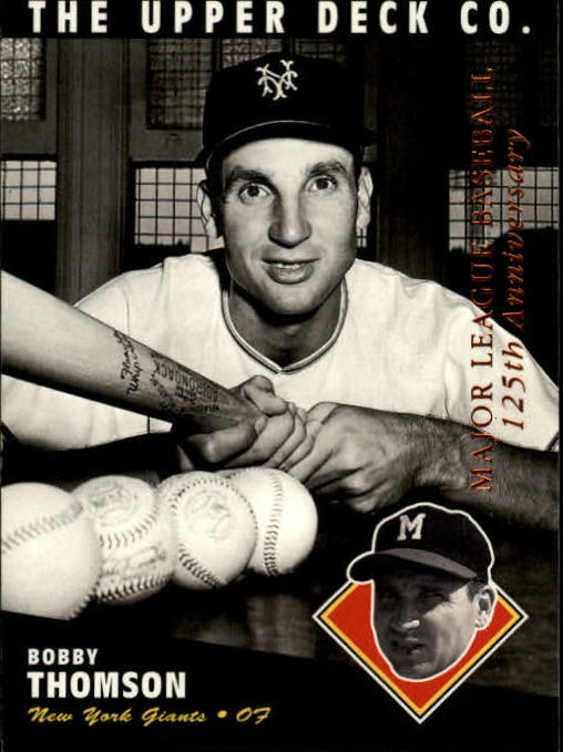 1994 Upper Deck All-Time Heroes 125th Anniversary #51 Bobby Thomson