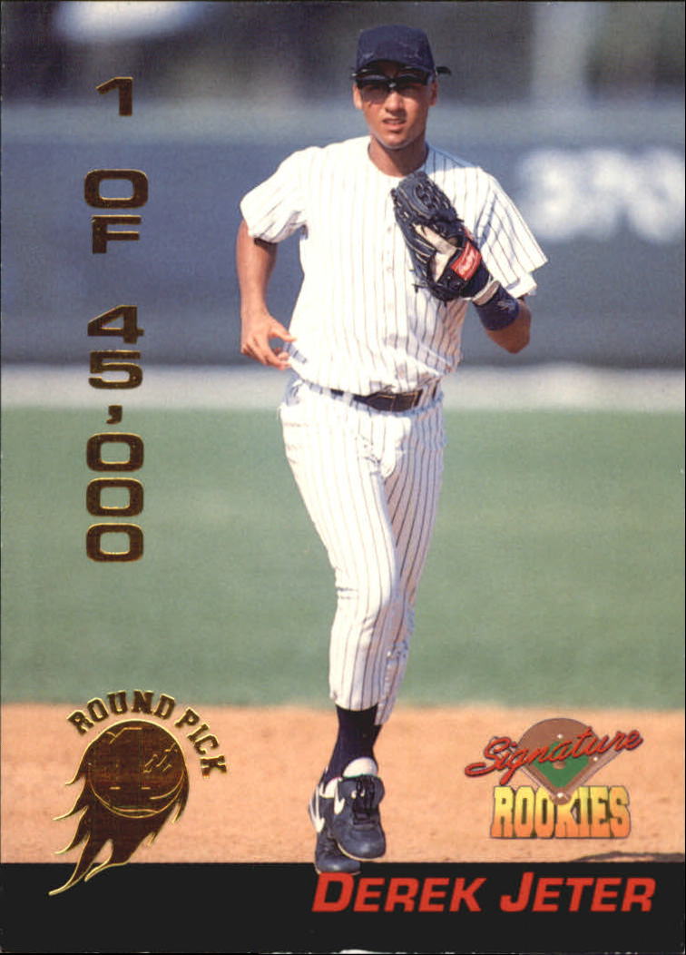 Derek Jeter Signed 1994 Signature Rookies No. 35 BGS/JSA AUTO 10 —  Showpieces Sports