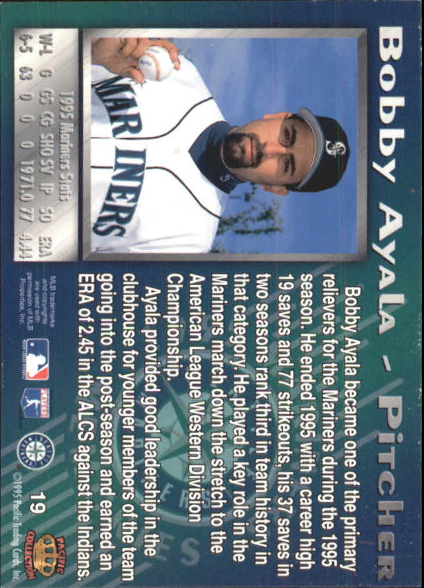 B6015 - 1995 Mariners Pacific Baseballkarte #S 1-50 -Sie wählen aus- 15+ KOSTENLOSER US-VERSAND - Bild 28 von 70