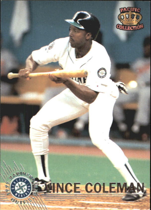 1995 Pacific Mariners Memories Vince Coleman #28