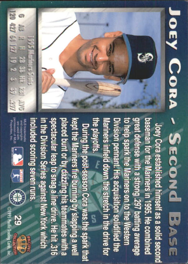 B6015 - 1995 Mariners Pacific Baseballkarte #S 1-50 -Sie wählen aus- 15+ KOSTENLOSER US-VERSAND - Bild 42 von 70