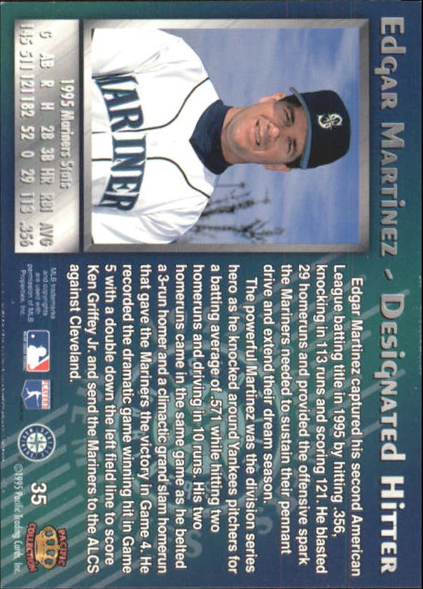 B6015 - 1995 Mariners Pacific Baseballkarte #S 1-50 -Sie wählen aus- 15+ KOSTENLOSER US-VERSAND - Bild 50 von 70