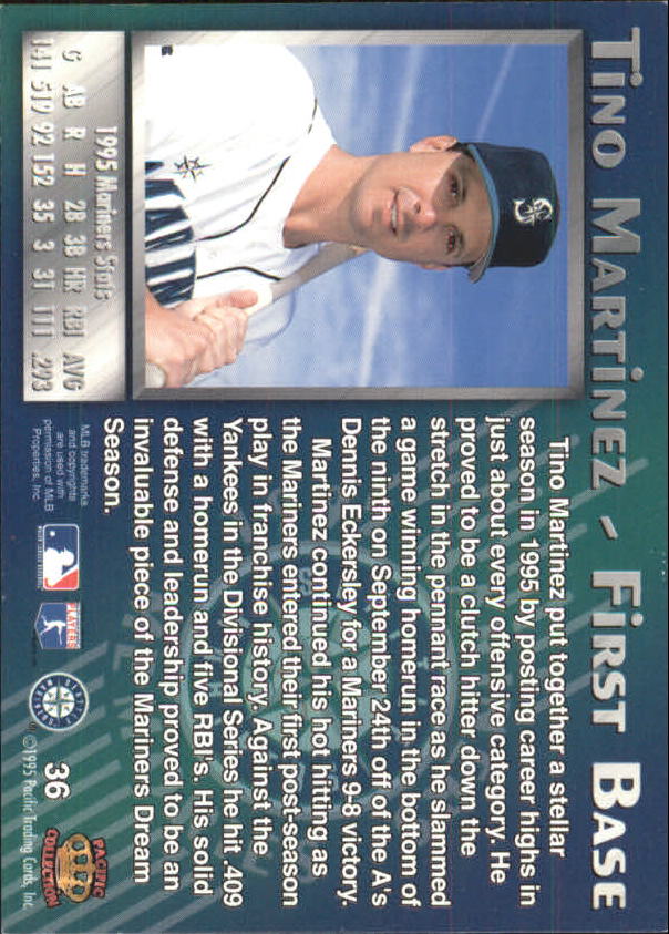B6015 - 1995 Mariners Pacific Baseballkarte #S 1-50 -Sie wählen aus- 15+ KOSTENLOSER US-VERSAND - Bild 52 von 70