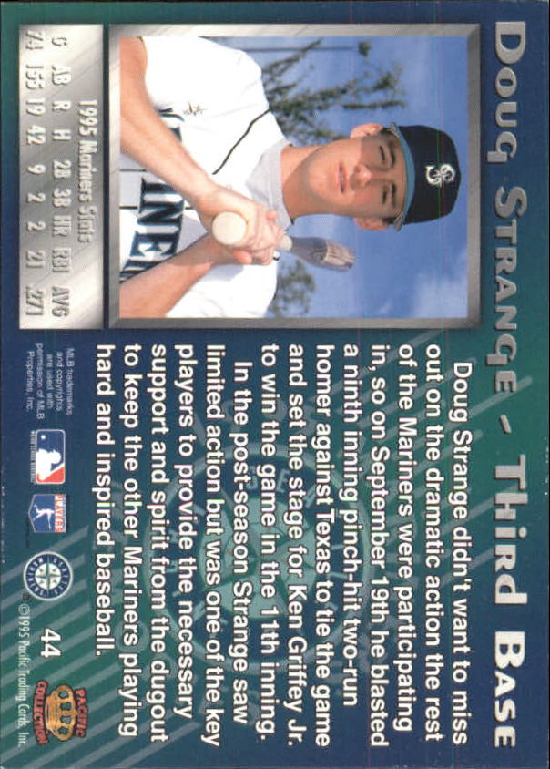 B6015 - 1995 Mariners Pacific Baseballkarte #S 1-50 -Sie wählen aus- 15+ KOSTENLOSER US-VERSAND - Bild 62 von 70