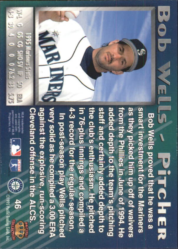 B6015 - 1995 Mariners Pacific Baseballkarte #S 1-50 -Sie wählen aus- 15+ KOSTENLOSER US-VERSAND - Bild 64 von 70