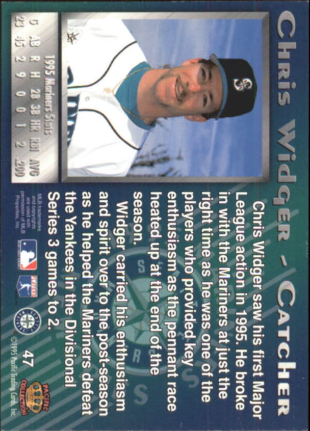 B6015 - 1995 Mariners Pacific Baseballkarte #S 1-50 -Sie wählen aus- 15+ KOSTENLOSER US-VERSAND - Bild 66 von 70