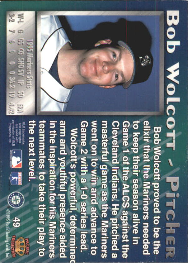 B6015 - 1995 Mariners Pacific Baseballkarte #S 1-50 -Sie wählen aus- 15+ KOSTENLOSER US-VERSAND - Bild 70 von 70