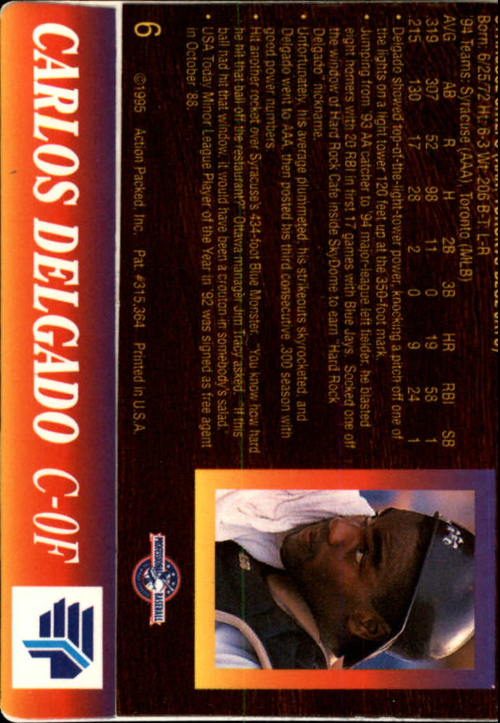 B3111- 1995 Action Packed Baseball Card #s 1-83 -You Pick- 15+ FREE US SHIP - Bild 13 von 157