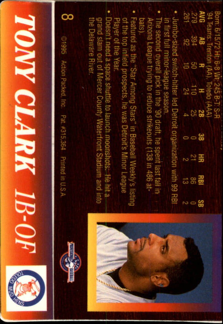 B3111- 1995 Action Packed Baseball Card #s 1-83 -You Pick- 15+ FREE US SHIP - Bild 17 von 157
