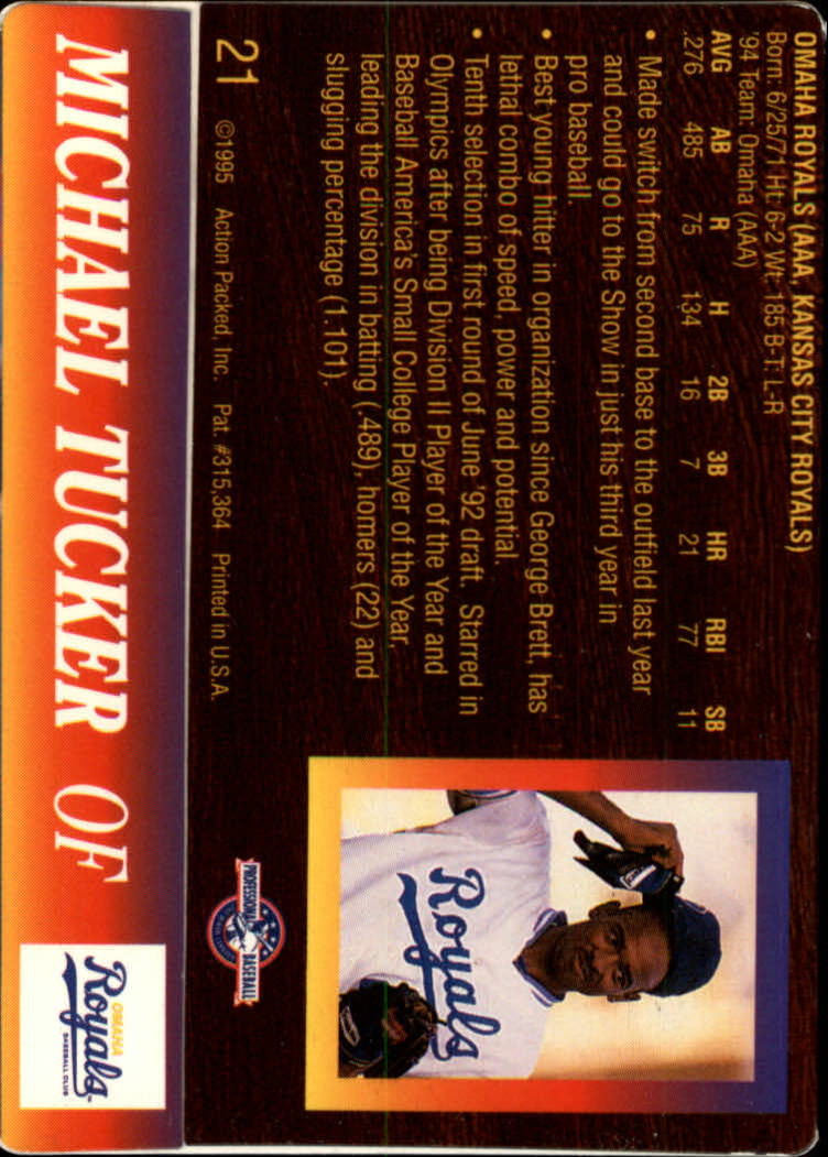 B3111- 1995 Action Packed Baseball Card #s 1-83 -You Pick- 15+ FREE US SHIP - Bild 43 von 157