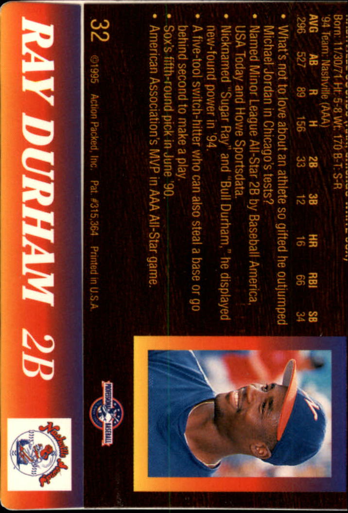 B3111- 1995 Action Packed Baseball Card #s 1-83 -You Pick- 15+ FREE US SHIP - Bild 65 von 157