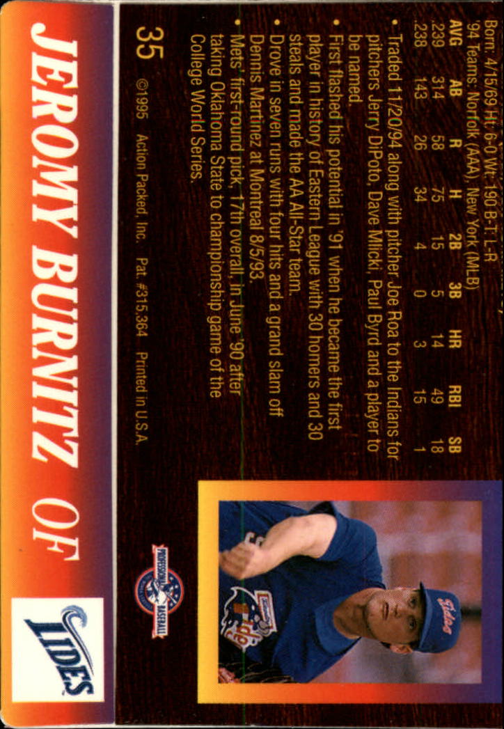 B3111- 1995 Action Packed Baseball Card #s 1-83 -You Pick- 15+ FREE US SHIP - Bild 71 von 157