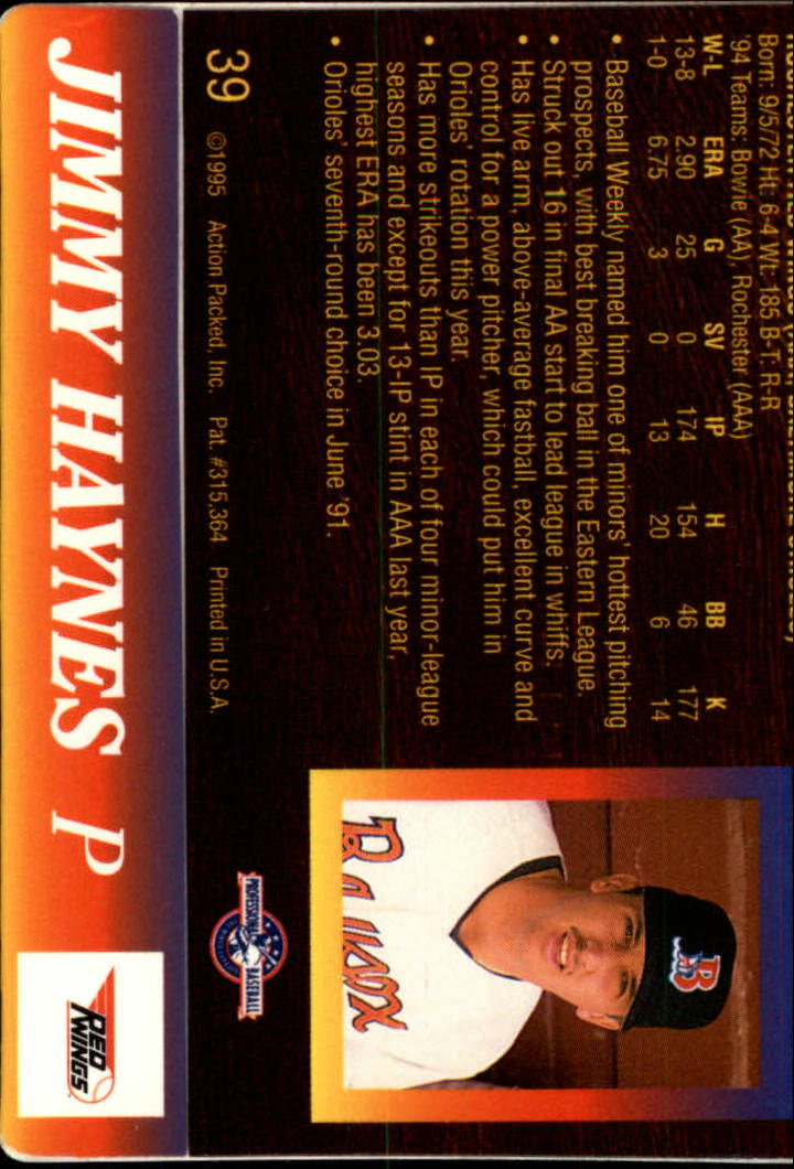 B3111- 1995 Action Packed Baseball Card #s 1-83 -You Pick- 15+ FREE US SHIP - Bild 79 von 157