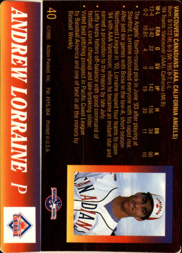 B3111- 1995 Action Packed Baseball Card #s 1-83 -You Pick- 15+ FREE US SHIP - Bild 81 von 157