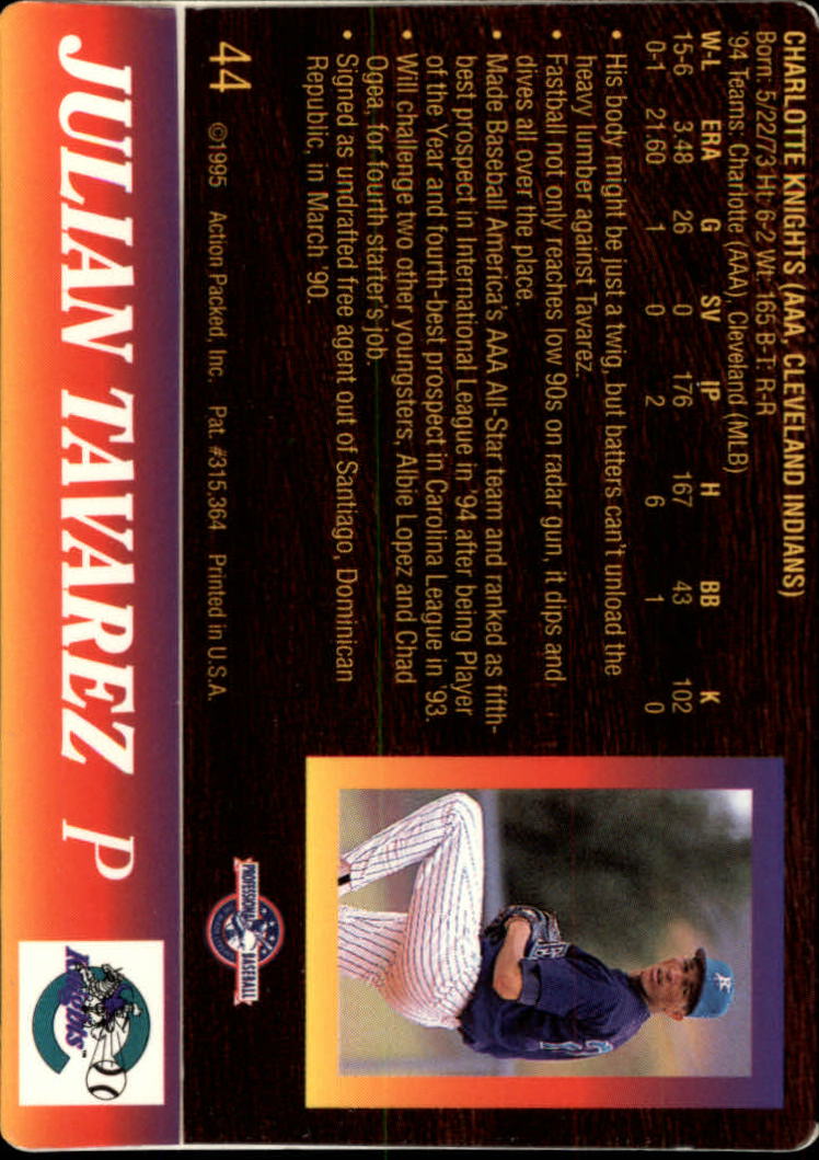 B3111- 1995 Action Packed Baseball Card #s 1-83 -You Pick- 15+ FREE US SHIP - Bild 89 von 157