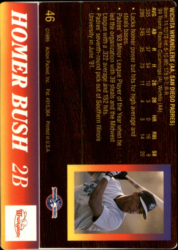 B3111- 1995 Action Packed Baseball Card #s 1-83 -You Pick- 15+ FREE US SHIP - Bild 93 von 157