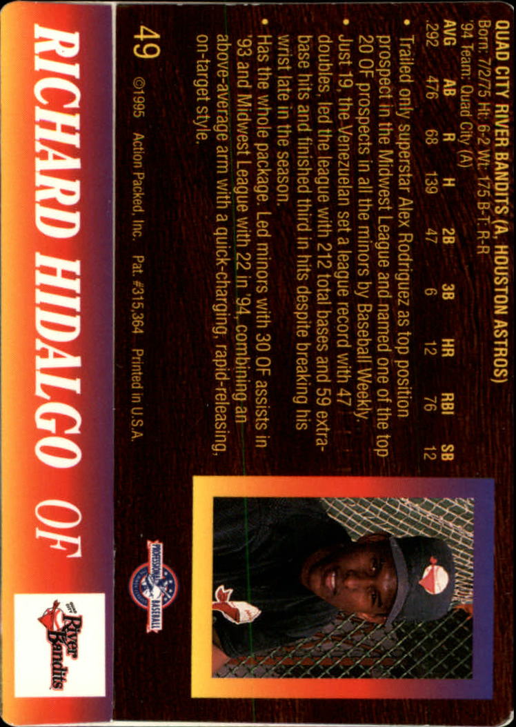 B3111- 1995 Action Packed Baseball Card #s 1-83 -You Pick- 15+ FREE US SHIP - Bild 99 von 157