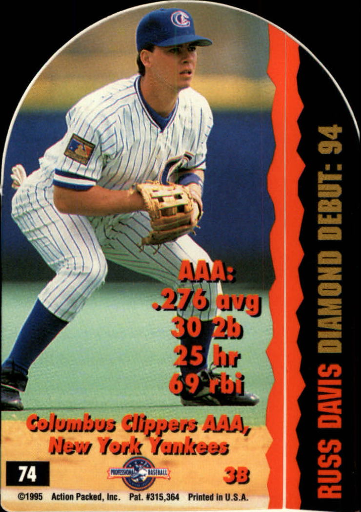 B3111- 1995 Action Packed Baseball Card #s 1-83 -You Pick- 15+ FREE US SHIP - Bild 145 von 157