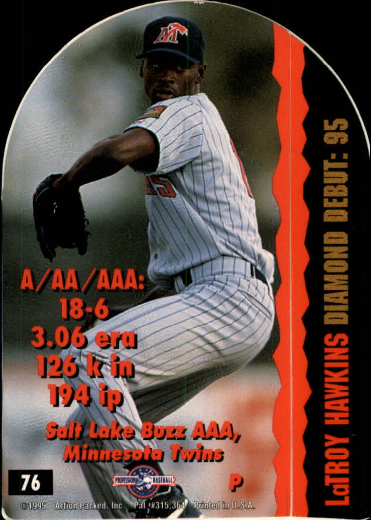 B3111- 1995 Action Packed Baseball Card #s 1-83 -You Pick- 15+ FREE US SHIP - Bild 147 von 157