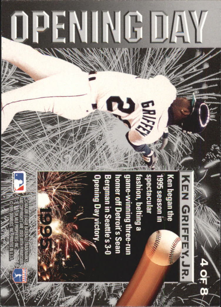 1995 Leaf Baseball "Opening Day" Insert Cards - Picture 9 of 17