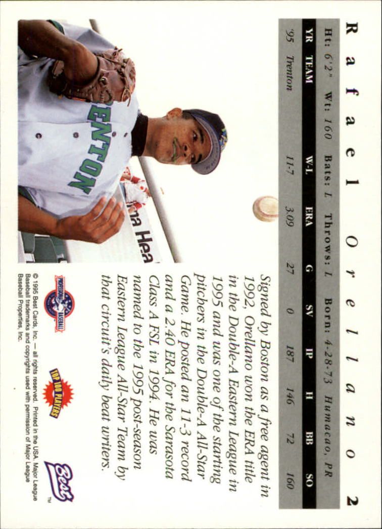 A5376- 1995 Best Baseball Card #s 1-135 +Rookies -You Pick- 15+ FREE US SHIP - Picture 5 of 203