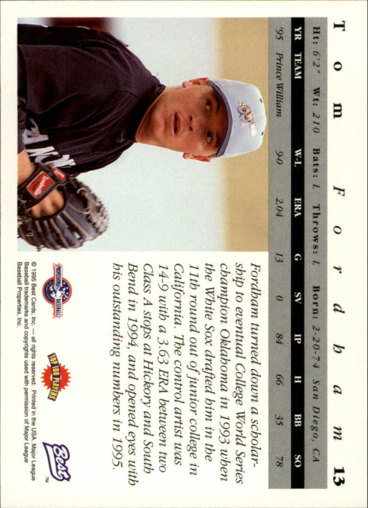 A5376- 1995 Best Baseball Card #s 1-135 +Rookies -You Pick- 15+ FREE US SHIP - Picture 27 of 203