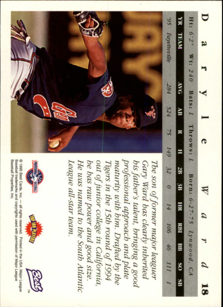 A5376- 1995 Best Baseball Card #s 1-135 +Rookies -You Pick- 15+ FREE US SHIP - Picture 37 of 203