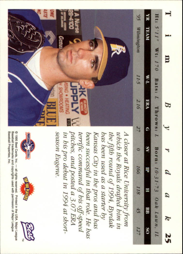 A5376- 1995 Best Baseball Card #s 1-135 +Rookies -You Pick- 15+ FREE US SHIP - Picture 51 of 203