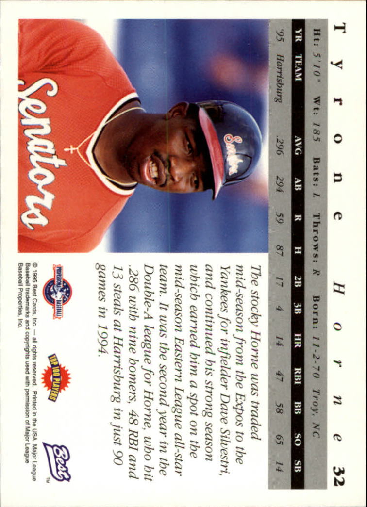 A5376- 1995 Best Baseball Card #s 1-135 +Rookies -You Pick- 15+ FREE US SHIP - Picture 65 of 203