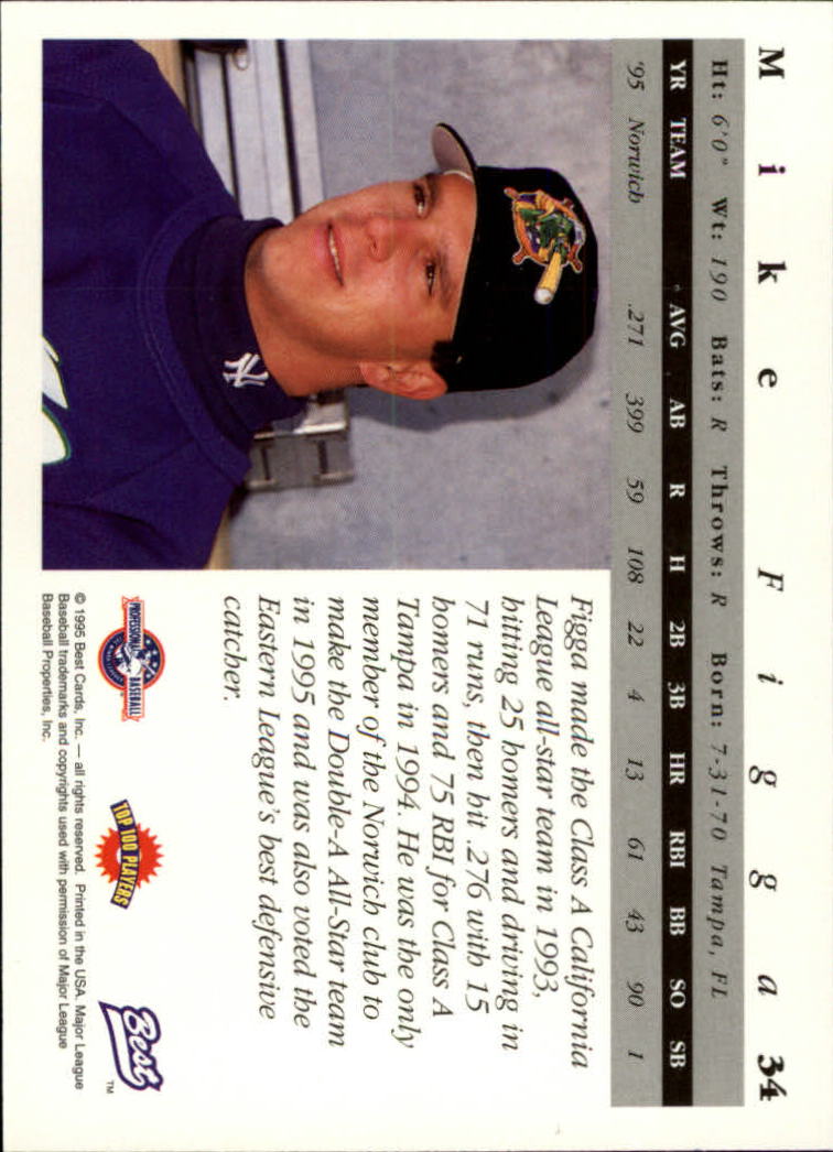 A5376- 1995 Best Baseball Card #s 1-135 +Rookies -You Pick- 15+ FREE US SHIP - Picture 69 of 203
