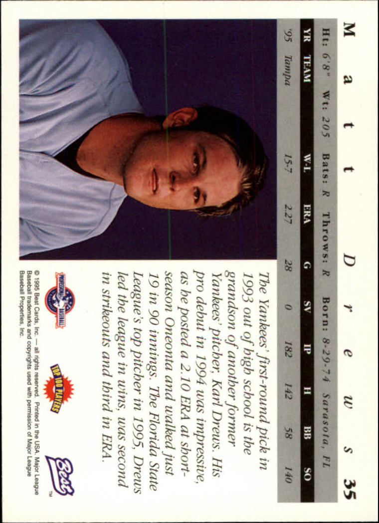 A5376- 1995 Best Baseball Card #s 1-135 +Rookies -You Pick- 15+ FREE US SHIP - Picture 71 of 203