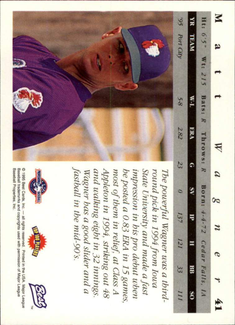A5376- 1995 Best Baseball Card #s 1-135 +Rookies -You Pick- 15+ FREE US SHIP - Picture 83 of 203