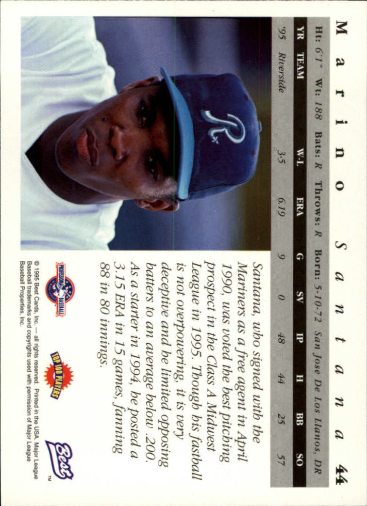 A5376- 1995 Best Baseball Card #s 1-135 +Rookies -You Pick- 15+ FREE US SHIP - Picture 89 of 203