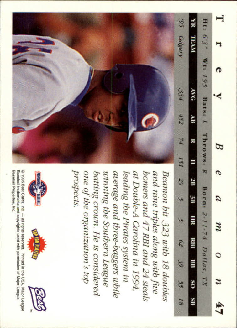 A5376- 1995 Best Baseball Card #s 1-135 +Rookies -You Pick- 15+ FREE US SHIP - Picture 95 of 203