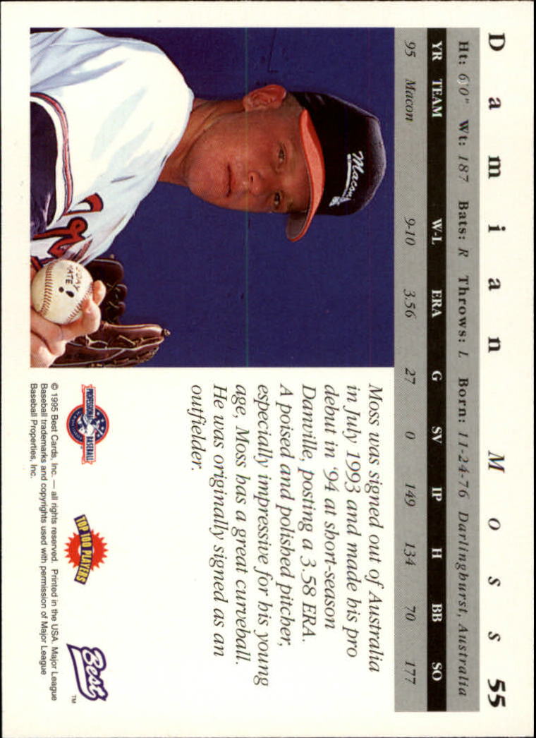 A5376- 1995 Best Baseball Card #s 1-135 +Rookies -You Pick- 15+ FREE US SHIP - Picture 111 of 203