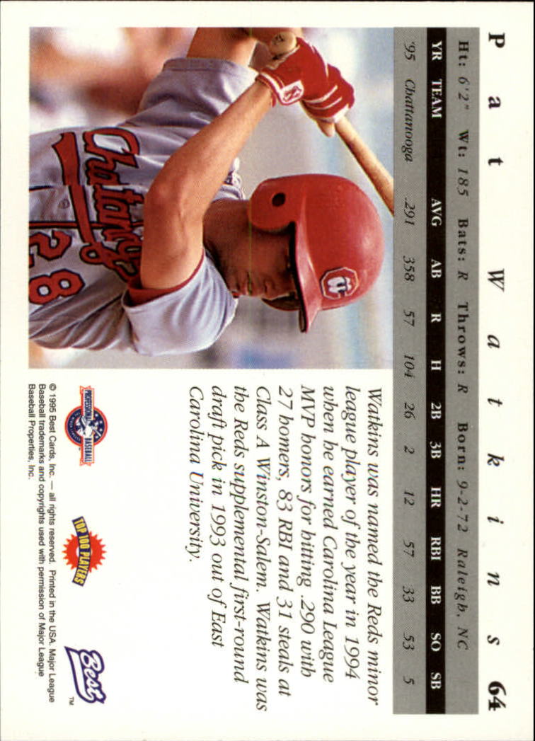 A5376- 1995 Best Baseball Card #s 1-135 +Rookies -You Pick- 15+ FREE US SHIP - Picture 129 of 203