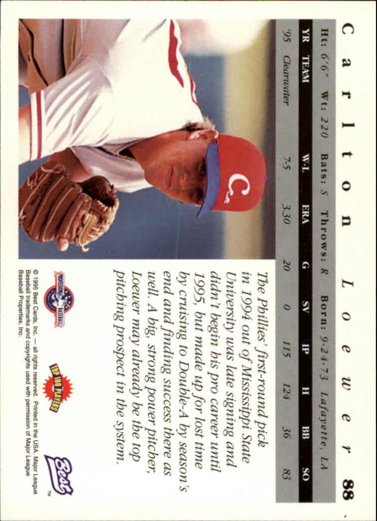 A5376- 1995 Best Baseball Card #s 1-135 +Rookies -You Pick- 15+ FREE US SHIP - Picture 177 of 203