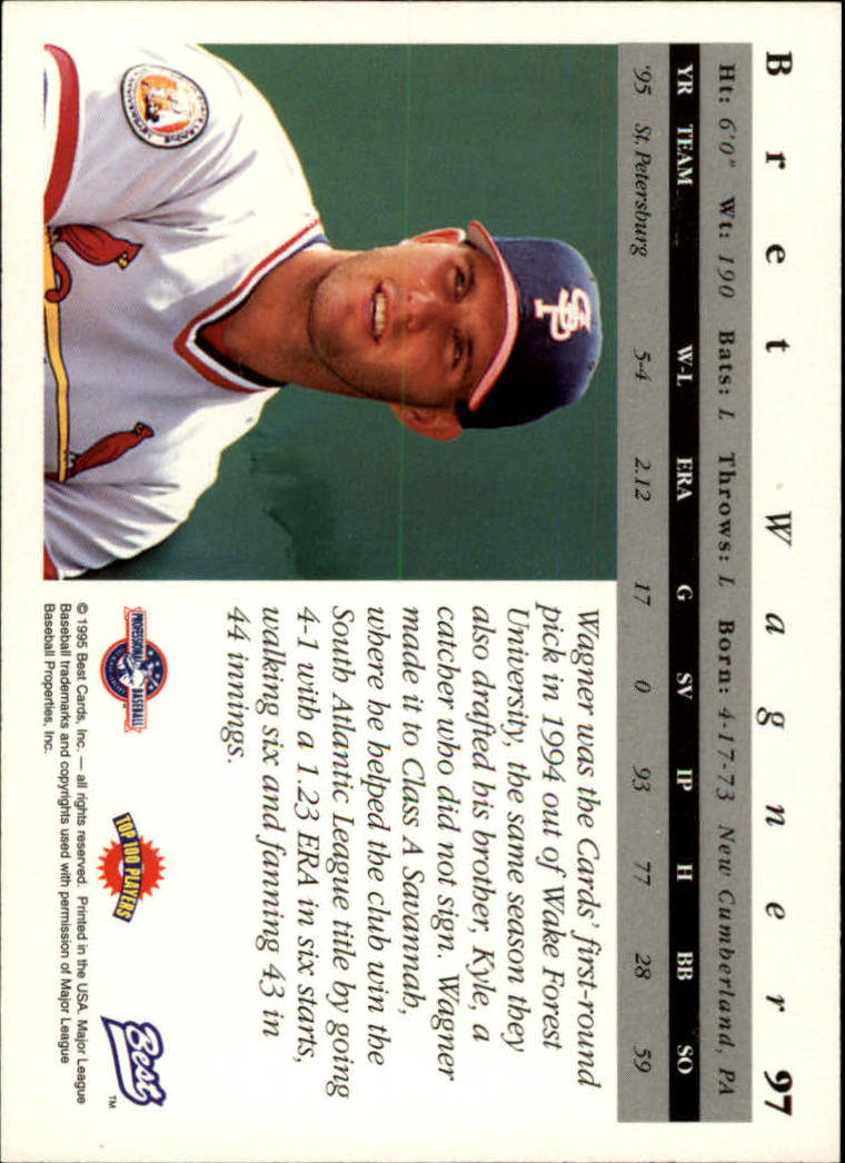 A5376- 1995 Best Baseball Card #s 1-135 +Rookies -You Pick- 15+ FREE US SHIP - Picture 195 of 203