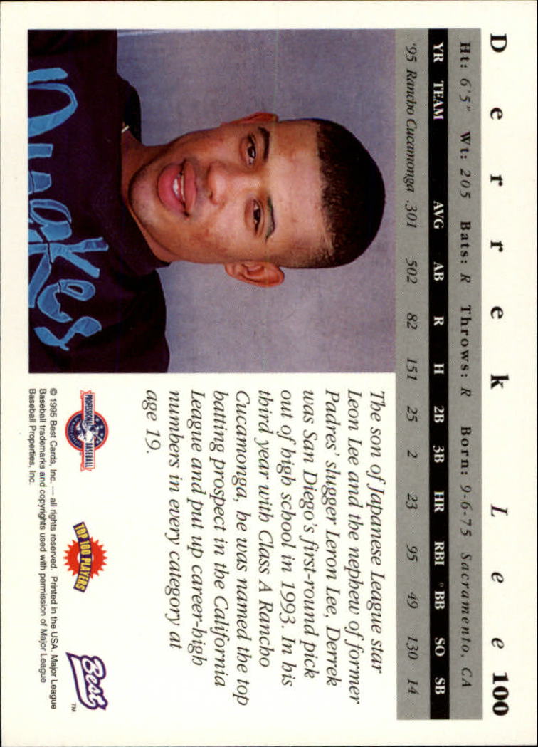 A5376- 1995 Best Baseball Card #s 1-135 +Rookies -You Pick- 15+ FREE US SHIP - Picture 201 of 203