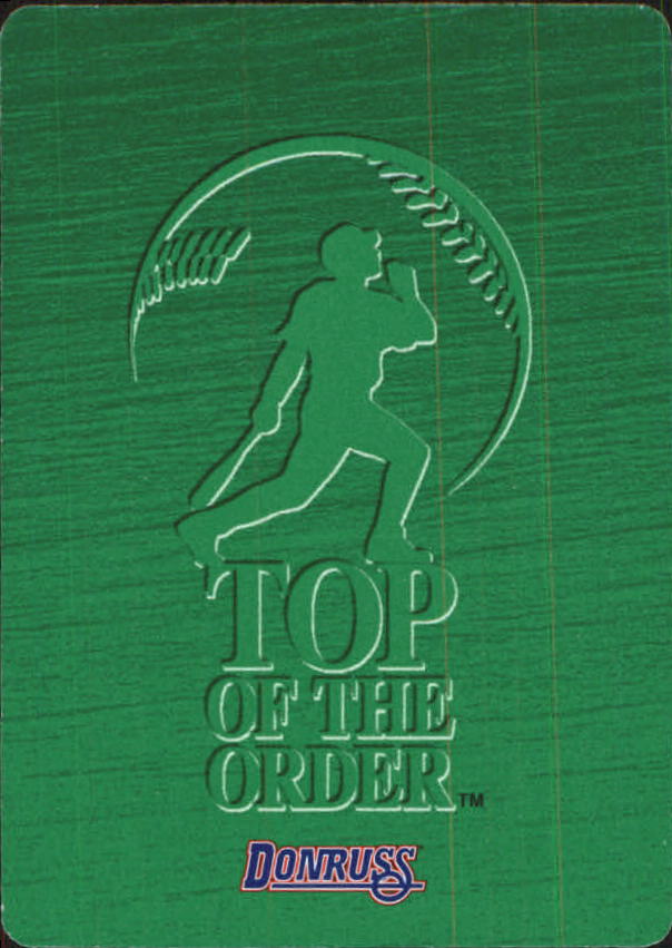 1995 Donruss Top of the Order #95 Ricky Bones C back image