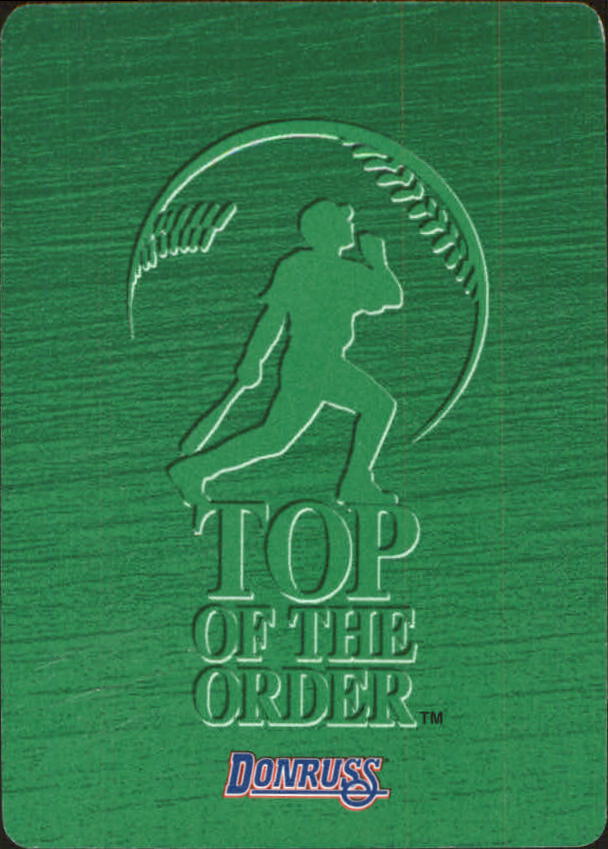1995 Donruss Top of the Order #104 Jose Valentin C back image