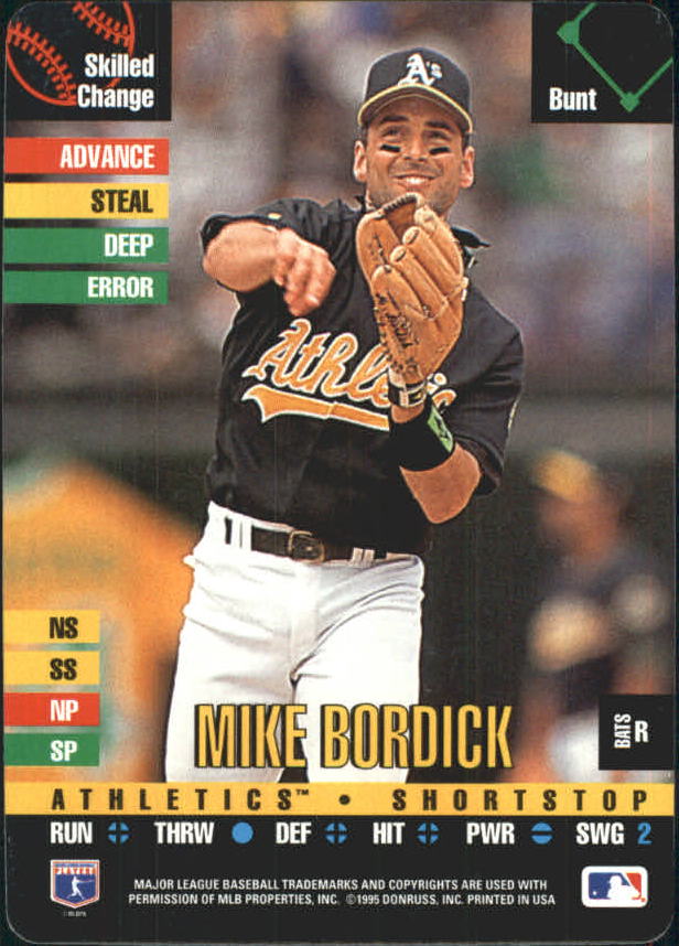 1995 Donruss Top of the Order #133 Mike Bordick U
